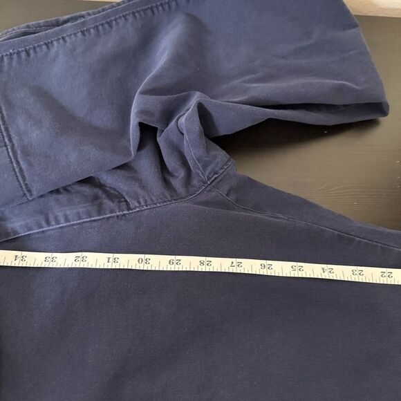 J Crew Flex Slim Fit Pants Mens Sz 33x30 Blue Chino Preppy Career Business - Picture 14 of 14